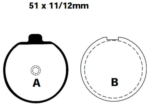 FA035 Blackstuff Bremsklötze Bremsbeläge