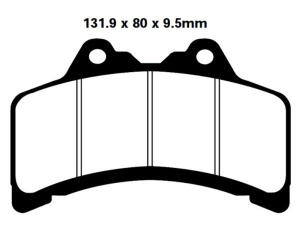 Brake pad for Yamaha GTS/1000