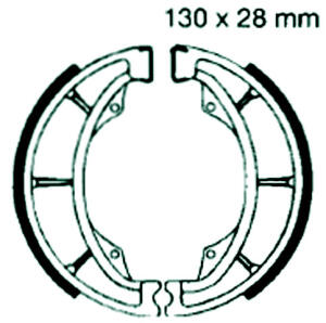 S602 Premium Bremsbacken - Bremsbeläge mit Federn