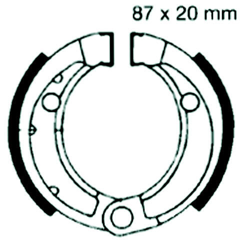 H346 Premium Bremsbacken - Bremsbeläge