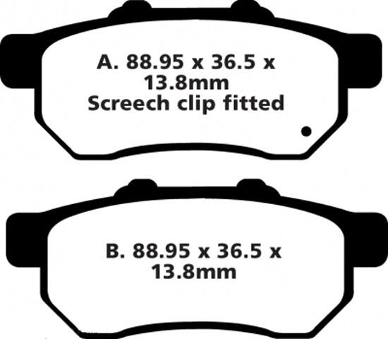 FA478TT Redstuff Bremsklötze   - - Bremsbeläge