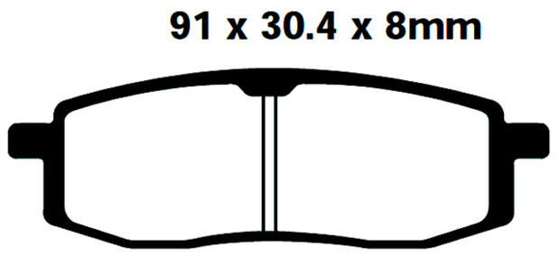 Bremsbeläge FA105 Yamaha YZ 125, TT 250, 350, 600, YZ 125, 490
