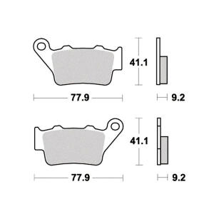 Bremsbeläge für Aprilia Husaberg Husqvarna für KTM Yamaha Gas Gas Benelli