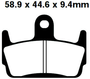 SFA234 Scooter Bremsklötze   + - Bremsbeläge