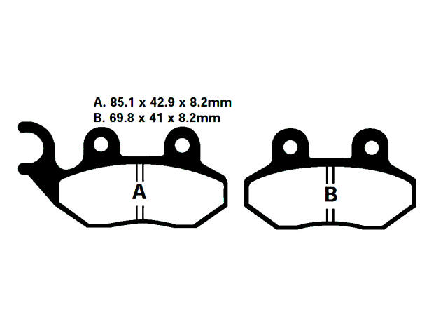 Brake pads FA264