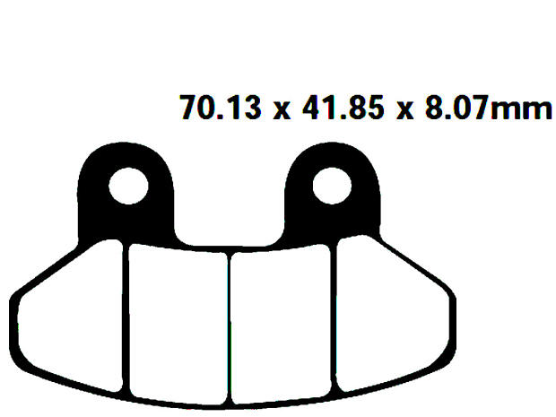 FA306 Scooter Bremsklötze / Bremsbeläge