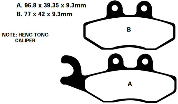 Scooter Bremsklötze   +