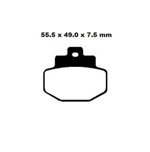 Pastiglie freno tipo SFA231