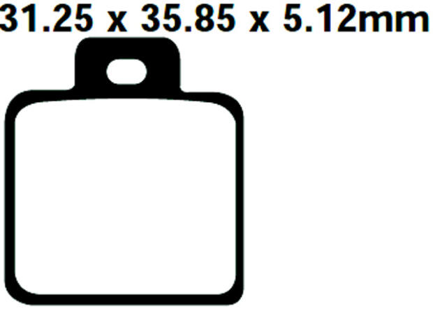 FA282R Goldstuff Bremsklötze - Bremsbeläge Sintermetall
