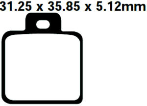 FA282R Goldstuff Bremsklötze - Bremsbeläge...
