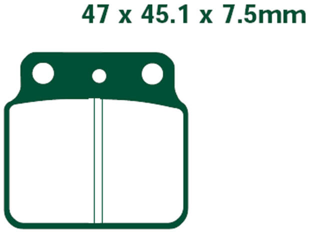Bremsbeläge für Arctic Cat/Textron/400/DVX/Kawasaki/KFX/Suzuki/LT/500