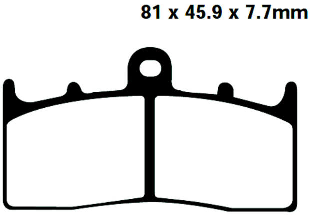 FA294HH Goldstuff Bremsklötze   + - Bremsbeläge Sintermetall