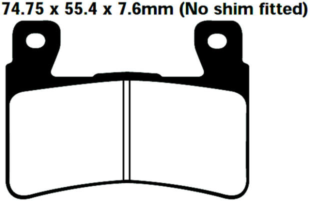 FA296HH Goldstuff Bremsklötze   + - Bremsbeläge Sintermetall