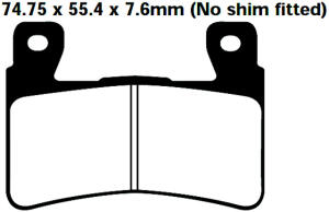 Goldstuff Bremsklötze   +