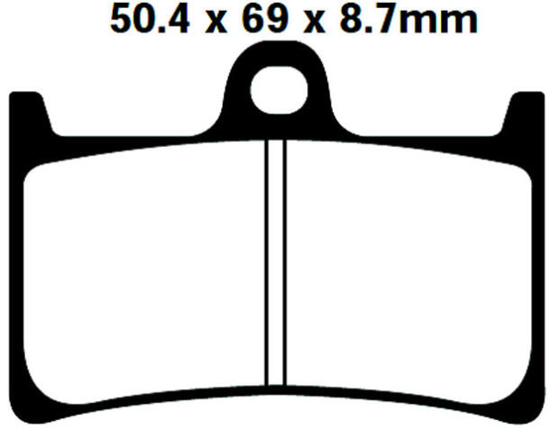 FA380HH Goldstuff Bremsklötze   + - Bremsbeläge Sintermetall