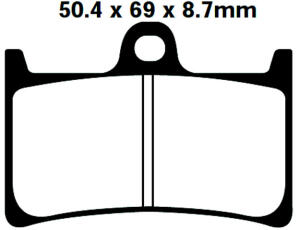 FA380HH Goldstuff Bremsklötze   + - Bremsbeläge...
