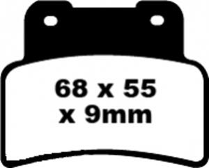 FA432HH Goldstuff Bremsklötze   + - Bremsbeläge...