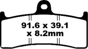 GFA424HH Goldstuff RennBremsklötze -...