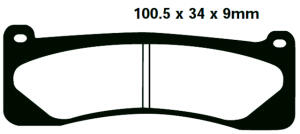 GFA263HH Goldstuff RennBremsklötze -...