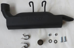 Flüsterauspuff Auspuff leise Polaris 300 Hawkeye Geräuschreduzierung