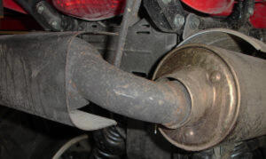 Flüsterauspuff Auspuff leise für Suzuki King Quad LT-A 450 500 700 750 Geräuschreduzierung