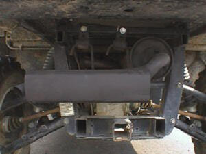 Flüsterauspuff Auspuff leise Arctic Cat mit Zentral Auspuff mitte