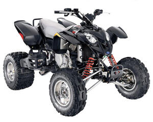 Rear fender for Polaris Predator 500