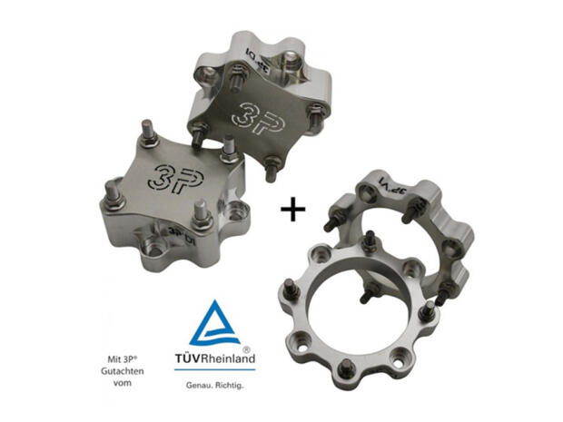 Spurverbreiterung für Dinli DL-901 DMX450 Masai A450 Spurplatten vorne + hinten mit ABE