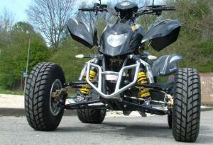 Spurverbreiterung für Kymco MXU 250-300 KXR 250 Maxxer 300 Spurplatten hinten mit ABE