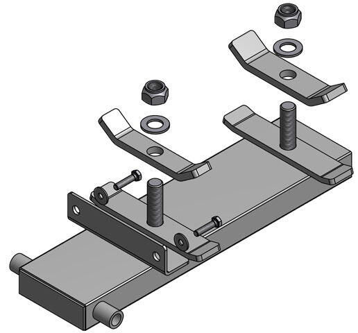 Adapter Schneeschild Atlas500 Goes520 CF Moto500 JourneyMan Gladiator X5