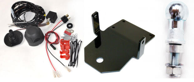 Anhängerkupplung Kawasaki Mule 610 UTV Anhängerbock