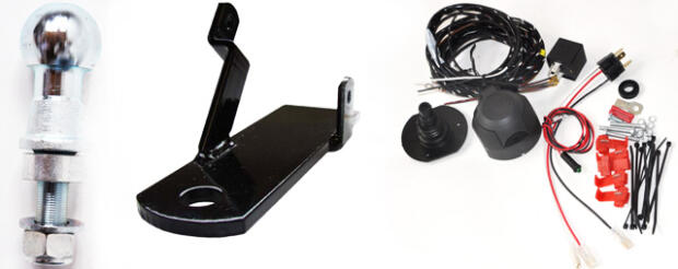 Anhängerkupplung Yamaha Wolverine YFM350 FX Anhängerbock Kugelkopf