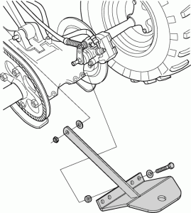Anhängerkupplung Honda TRX400EX/TRX450