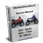 Repair Manual - Workshop Manual  Dinli T-Rex, Helix, 50 - 100 - 110 ccm, DL 601, DL603, Sachs Cd