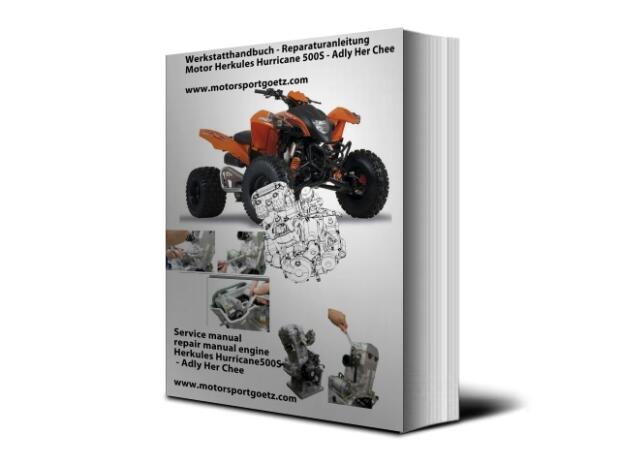 Werkstatthandbuch, Reparaturanleitung Herkules Hurricane 500S Adly Her Chee