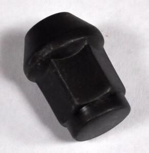 Radmuttern 1Stck M10x1,25 konisch schwarz