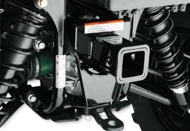 Anhängerkupplung für Yamaha YFM Grizzly Big Bear Kodiak 350-400-450 für Arbeitsgeräte