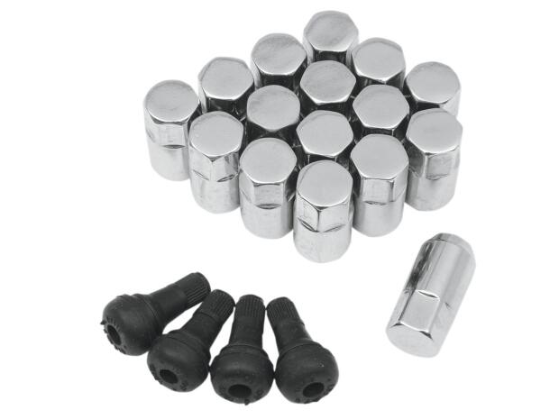 Radmuttern Quad ATV UTV 16Stck M10x1,25 konisch chrom lang