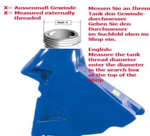 Tankdeckel für Kawasaki KFX KVF 450 650 700 750