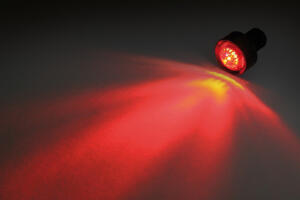 Rücklicht Mini LED klares Glas 18mm