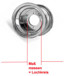 Felge 10x5-137 Kawasaki KVF / KEF vorne