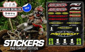 Pro Circuit Aufkleber set