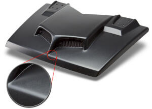 Kotflügel Verkleidung für Kawasaki KFX 700 schwarz matt Plastik KIT