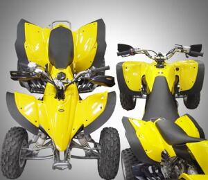 Kotflügel Verbreiterung hinten schwarz YFZ450